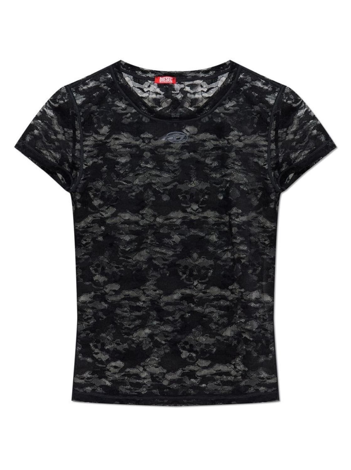 DIESEL 레이스 탑 블랙 (s) 상품이미지1