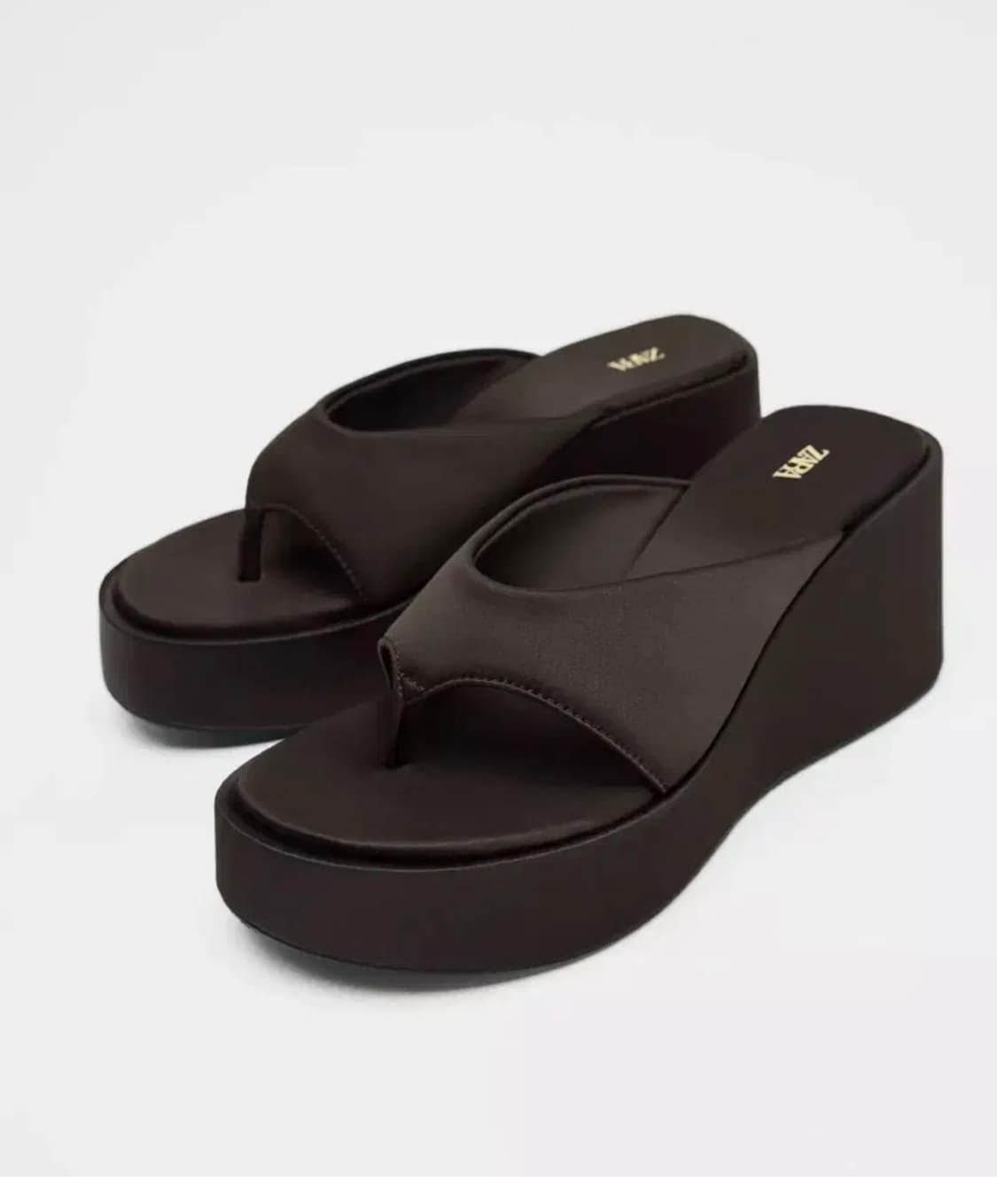자라 ZARA 플랫폼 플립플랍 36 상품이미지1