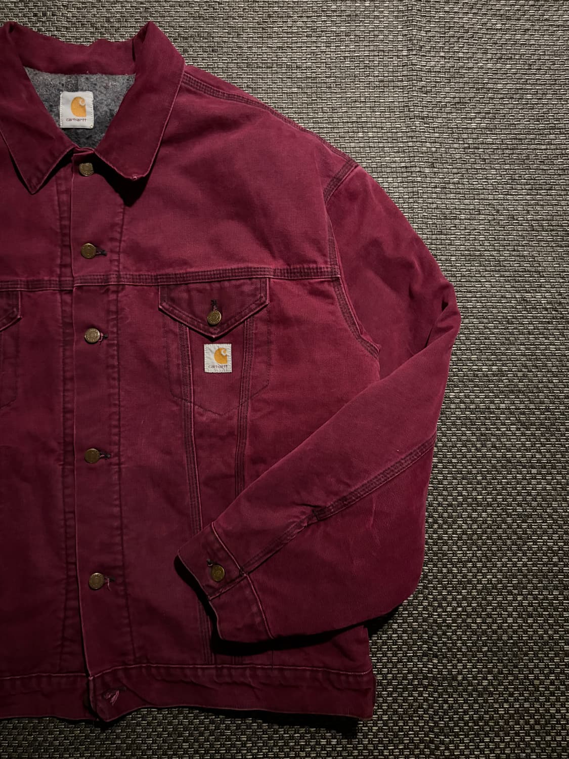 80‘s 칼하트 트러커 루비 JB181 RBY XL USA 🇺🇸 상품이미지3