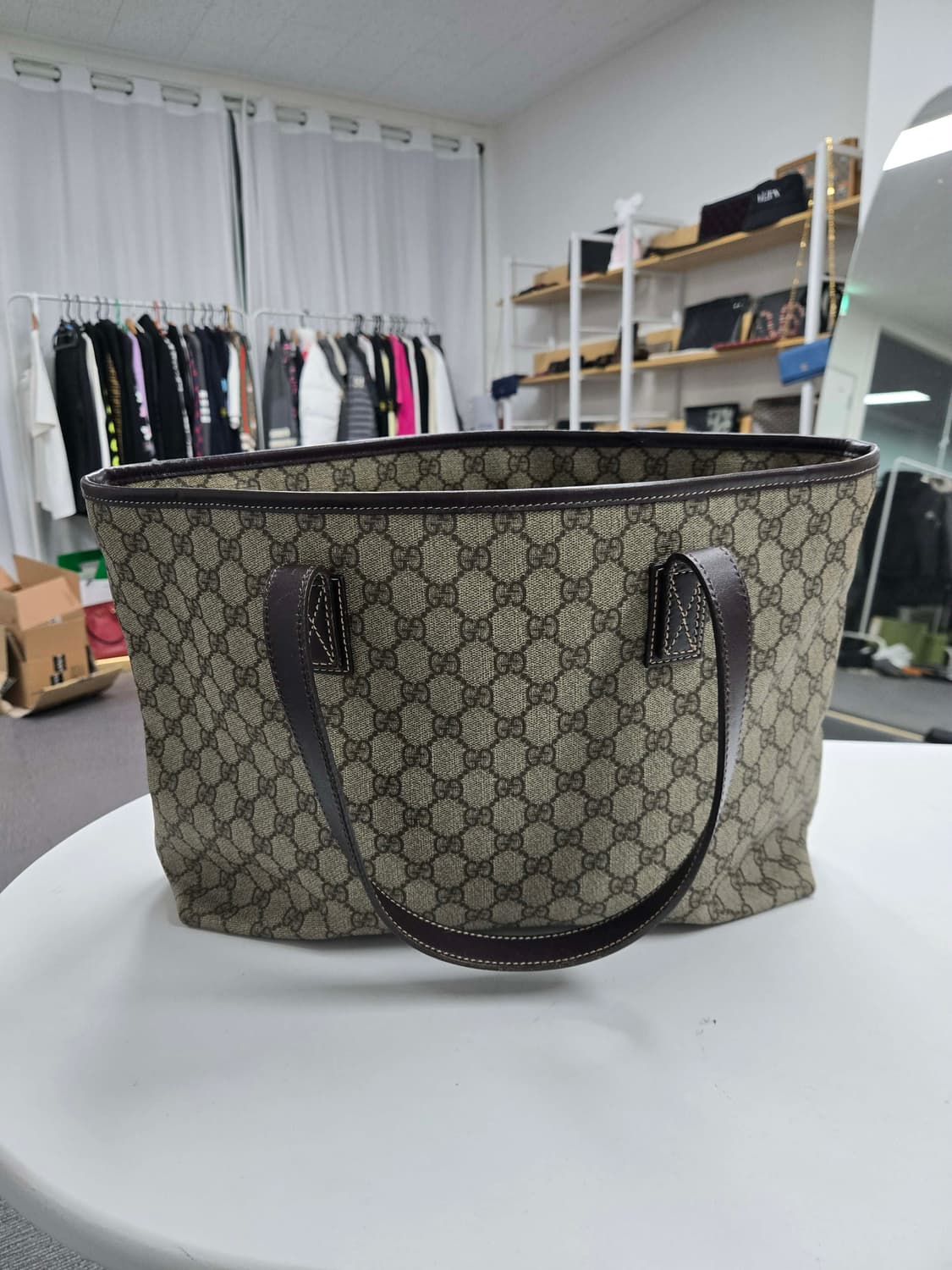 [A급컨디션] 구찌 시그니처 자가드 토트백 상품이미지2