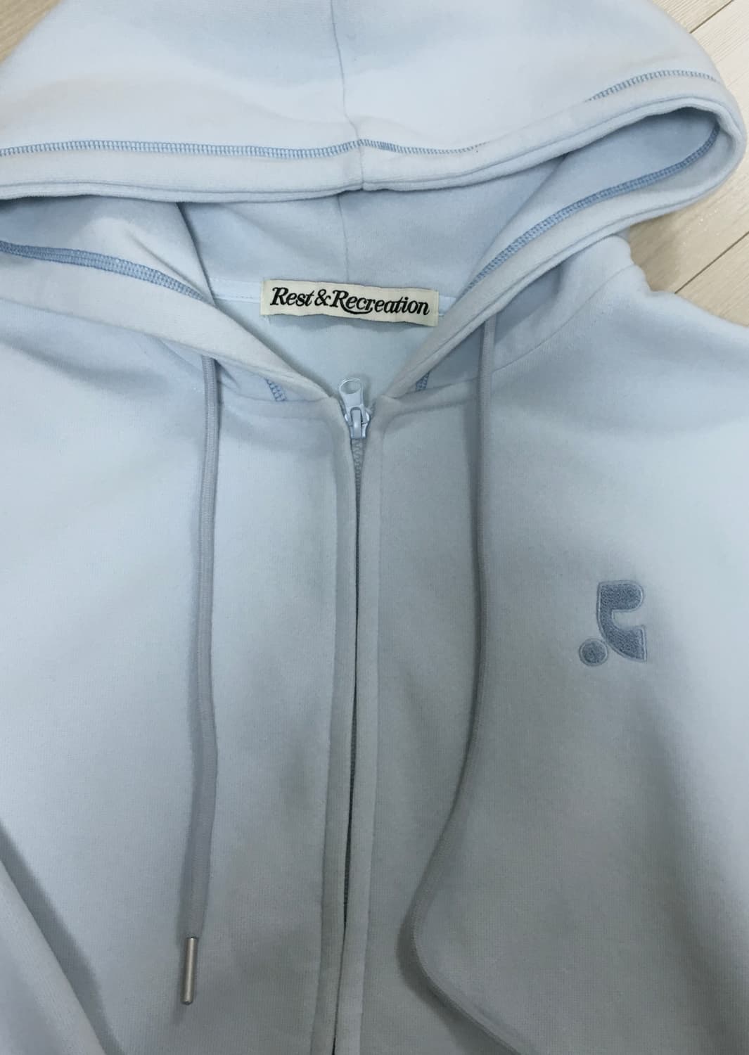 레스트앤레크레이션 하늘 후드집업 상품이미지2