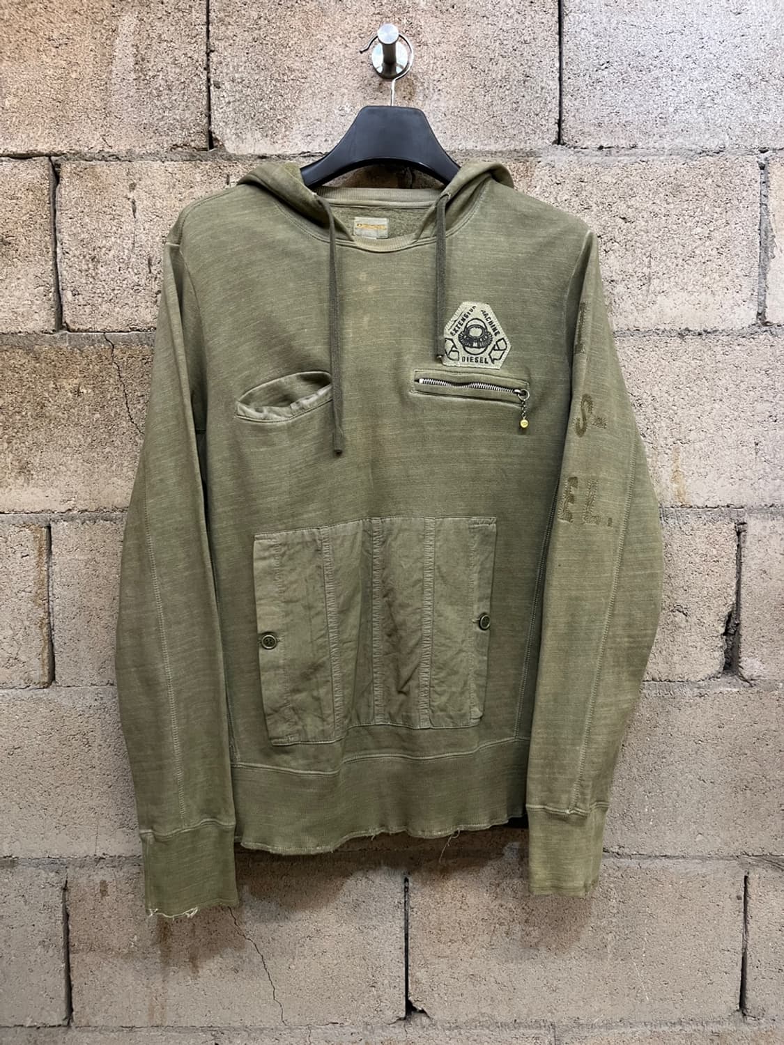 디젤 밀리터리 후디 상품이미지1