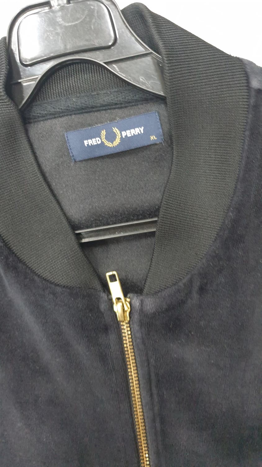 프레드페리 벨벳 블루종 xl 상품이미지3