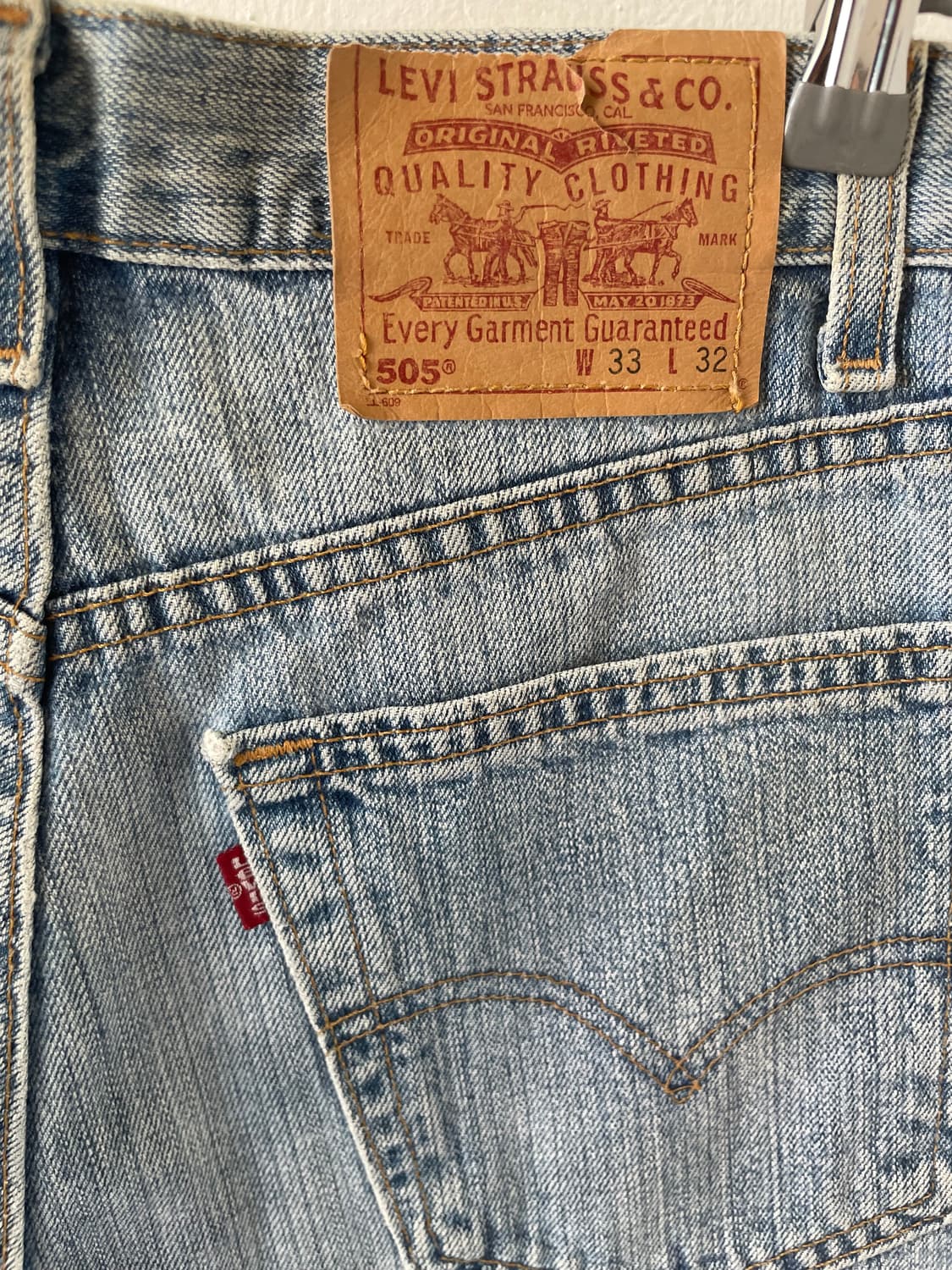 1990's Vintage Levi’s 505 Denim Shorts  상품이미지2