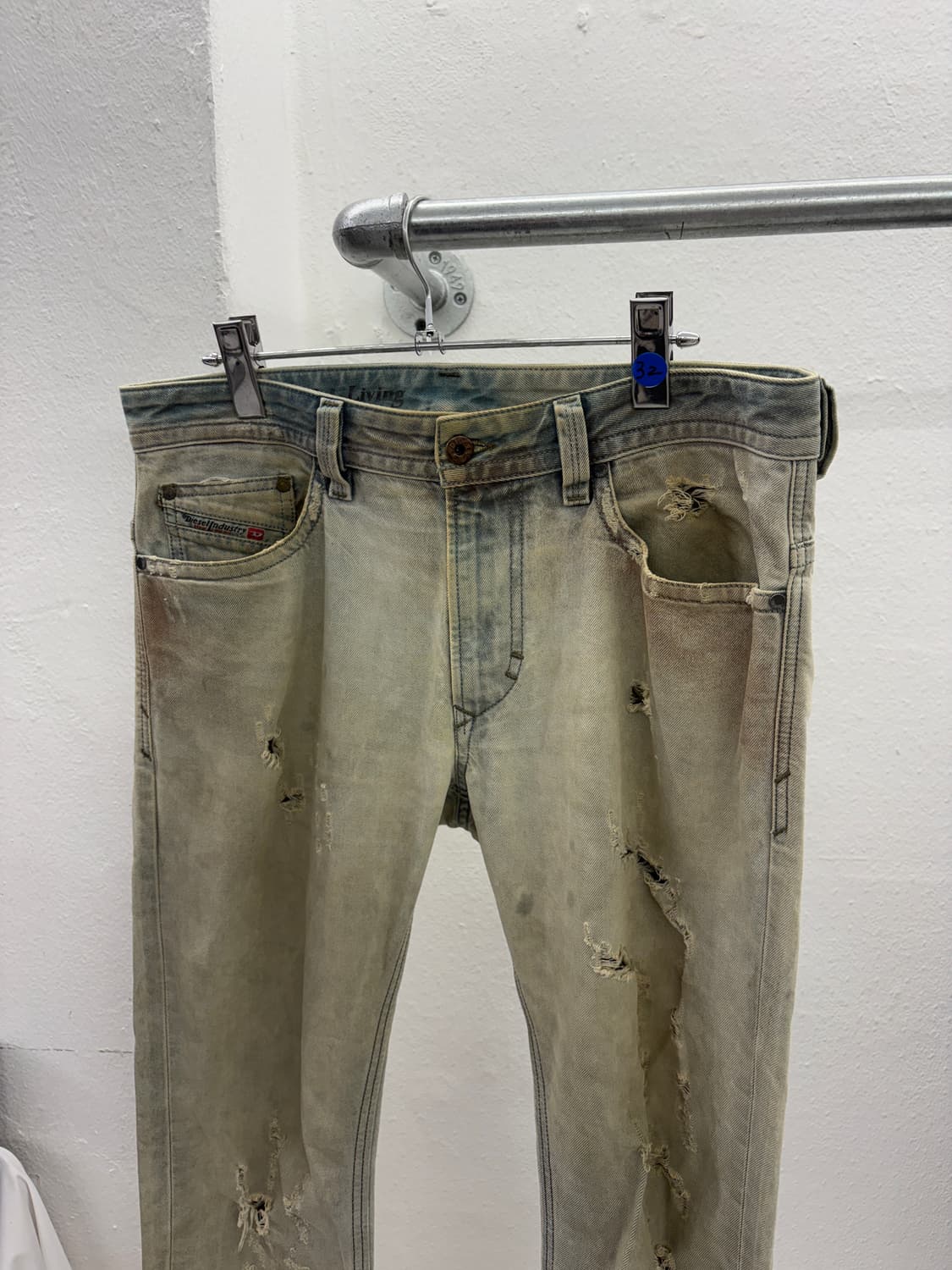 디젤 워싱 데님팬츠 상품이미지3