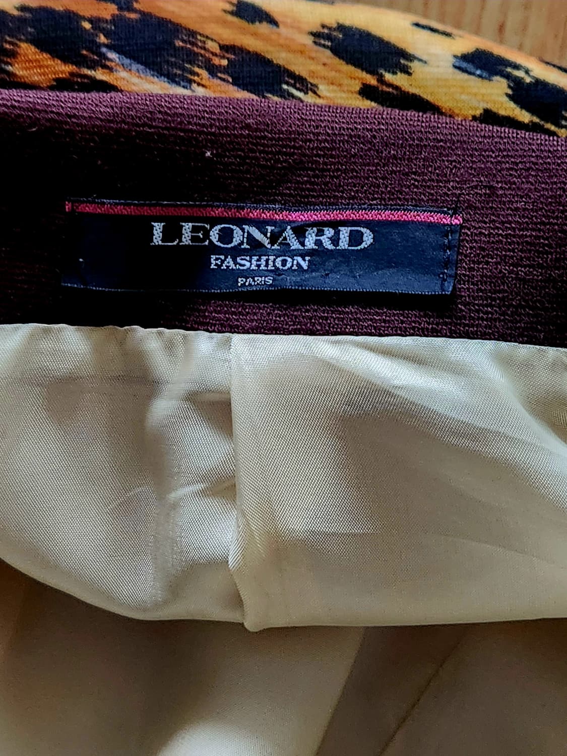 명품 LEONARD 레오나드 레오파드 패턴 자켓 상품이미지7