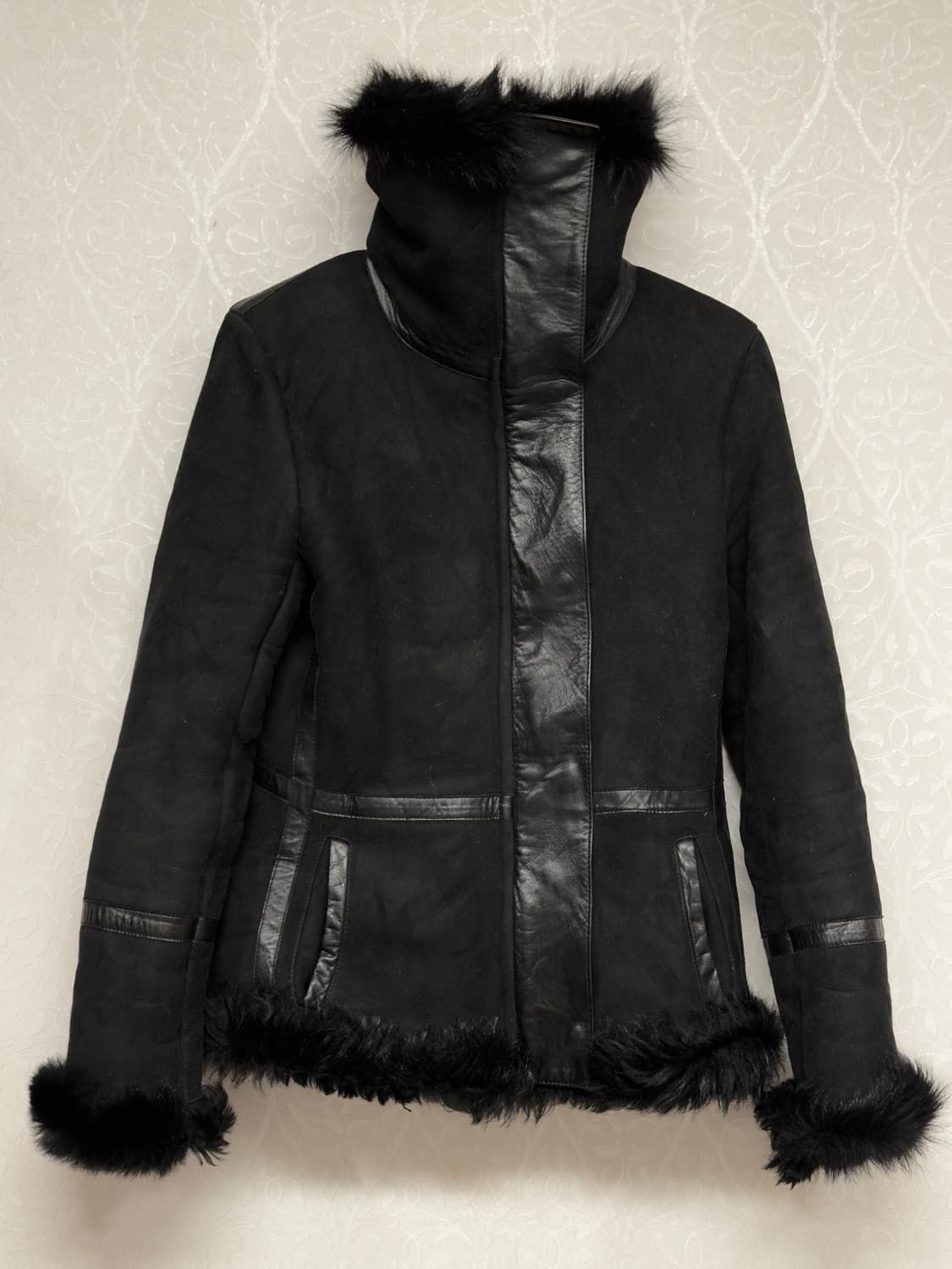 Atsuro Tayama 하이넥 집업 무스탕 상품이미지2