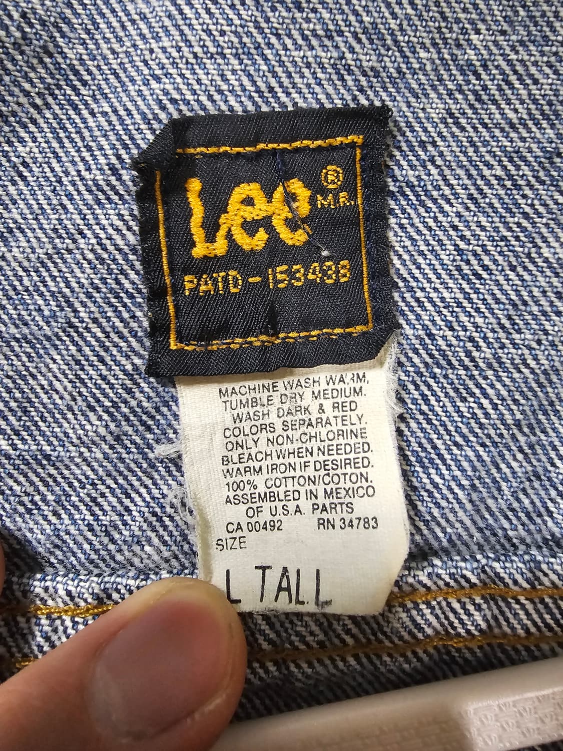 Lee patd 데님 자켓 상품이미지2