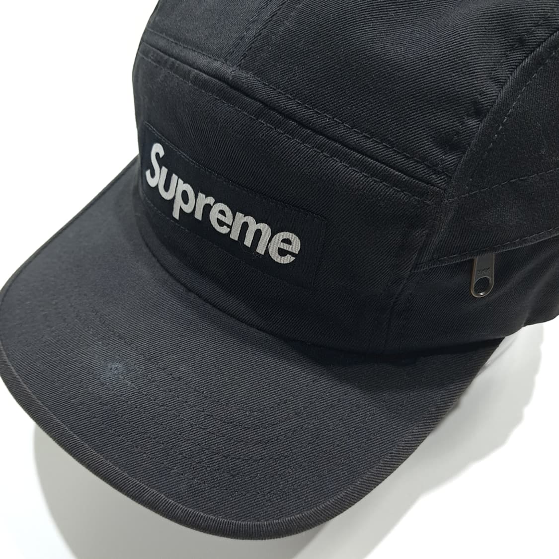 CL970 슈프림 미국판 히든포켓 블랙 캠프캡 모자 상품이미지1
