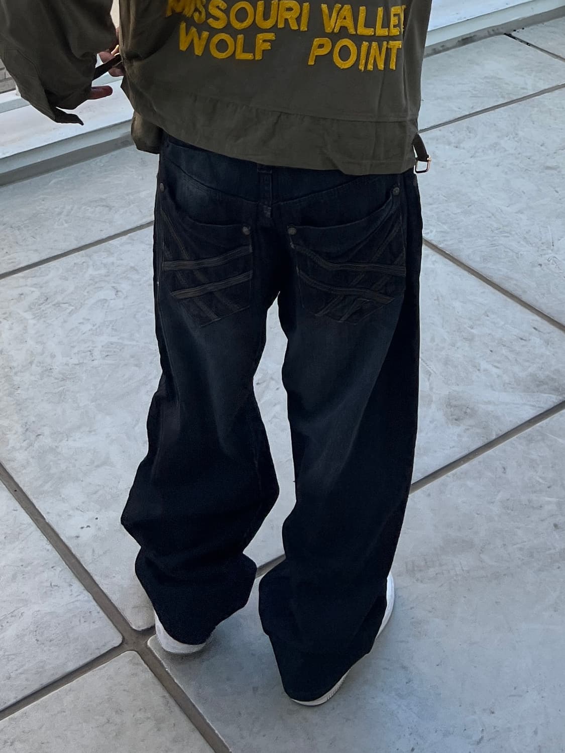 빈티지 워싱 힙합팬츠 상품이미지3