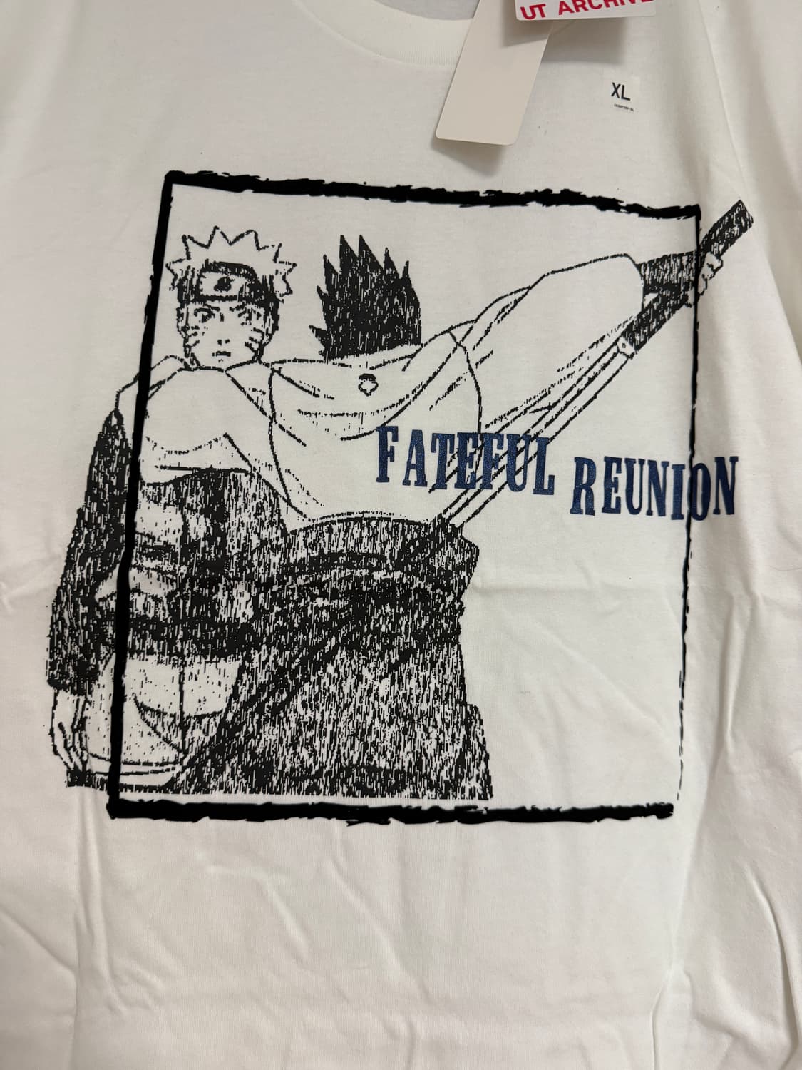 [XL] 유니클로 UT 나루토 사스케 티셔츠 상품이미지2