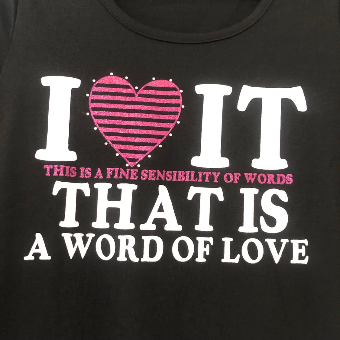 Vintage 💿 Pink cat love black 상품이미지2