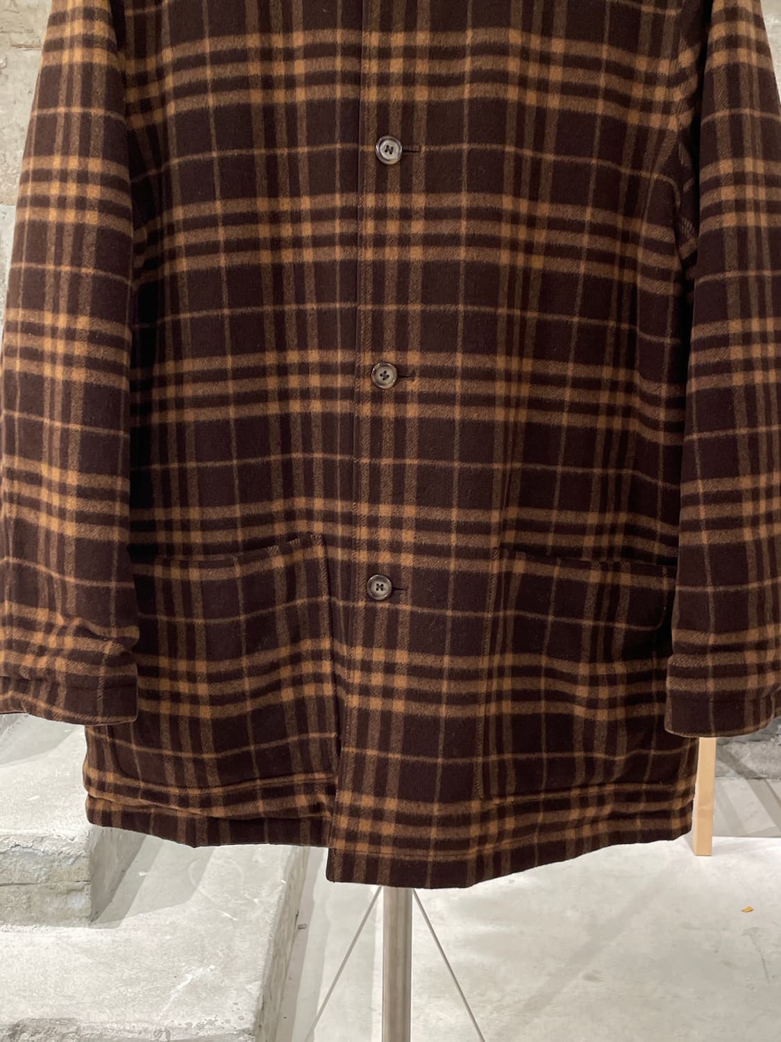 버버리 브라운 노바체크 리버시블 울 자켓 상품이미지3