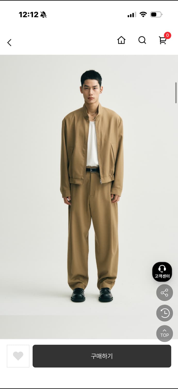 노이어 kkst 콜라보 울 해링턴 자켓 52 (사이즈 첨부) 상품이미지3