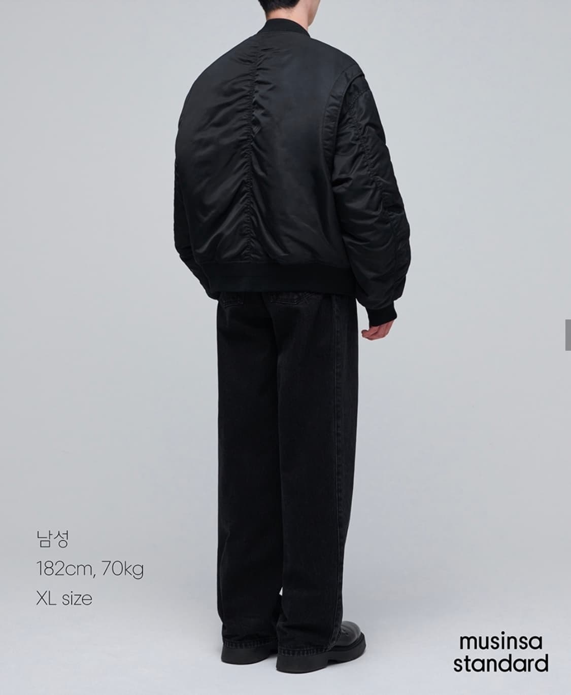 (L)무탠다드 오버사이즈 유틸리티 MA-1 보머 자켓 상품이미지4