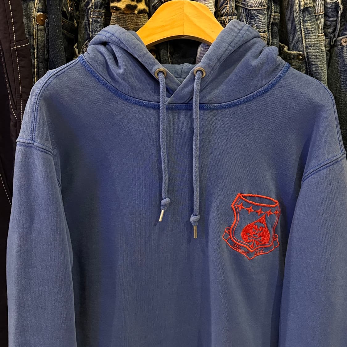 디젤 블루 후드티 상품이미지4