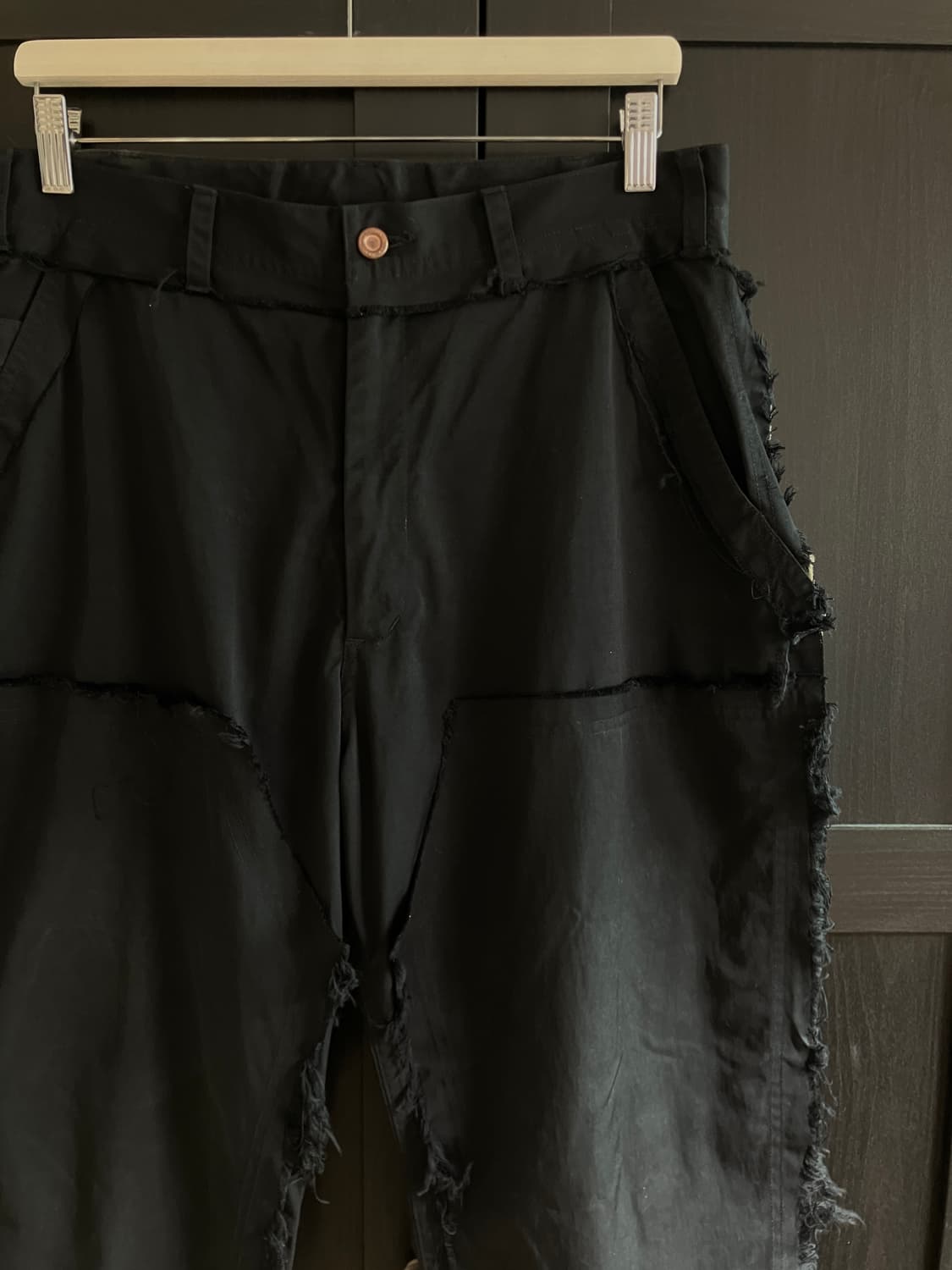 N.HOLLYWOOD raw edge nylon pants 상품이미지3