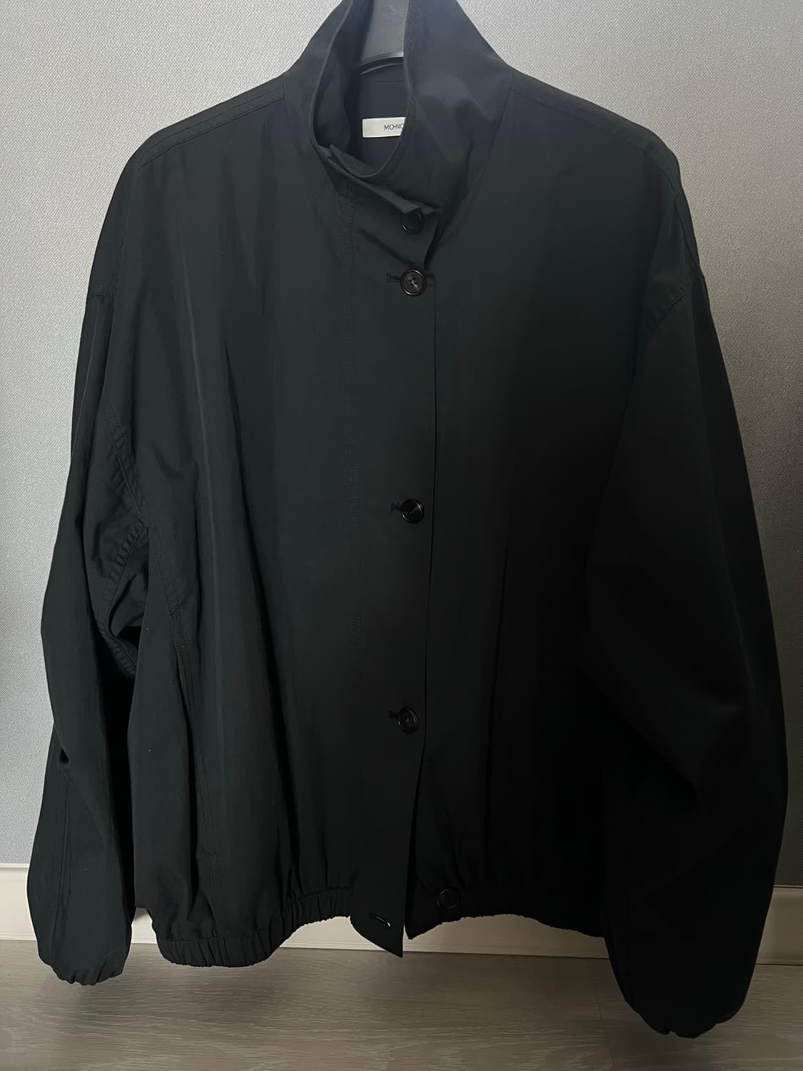 모노하 코튼 볼륨 점퍼 다크네이비 상품이미지1