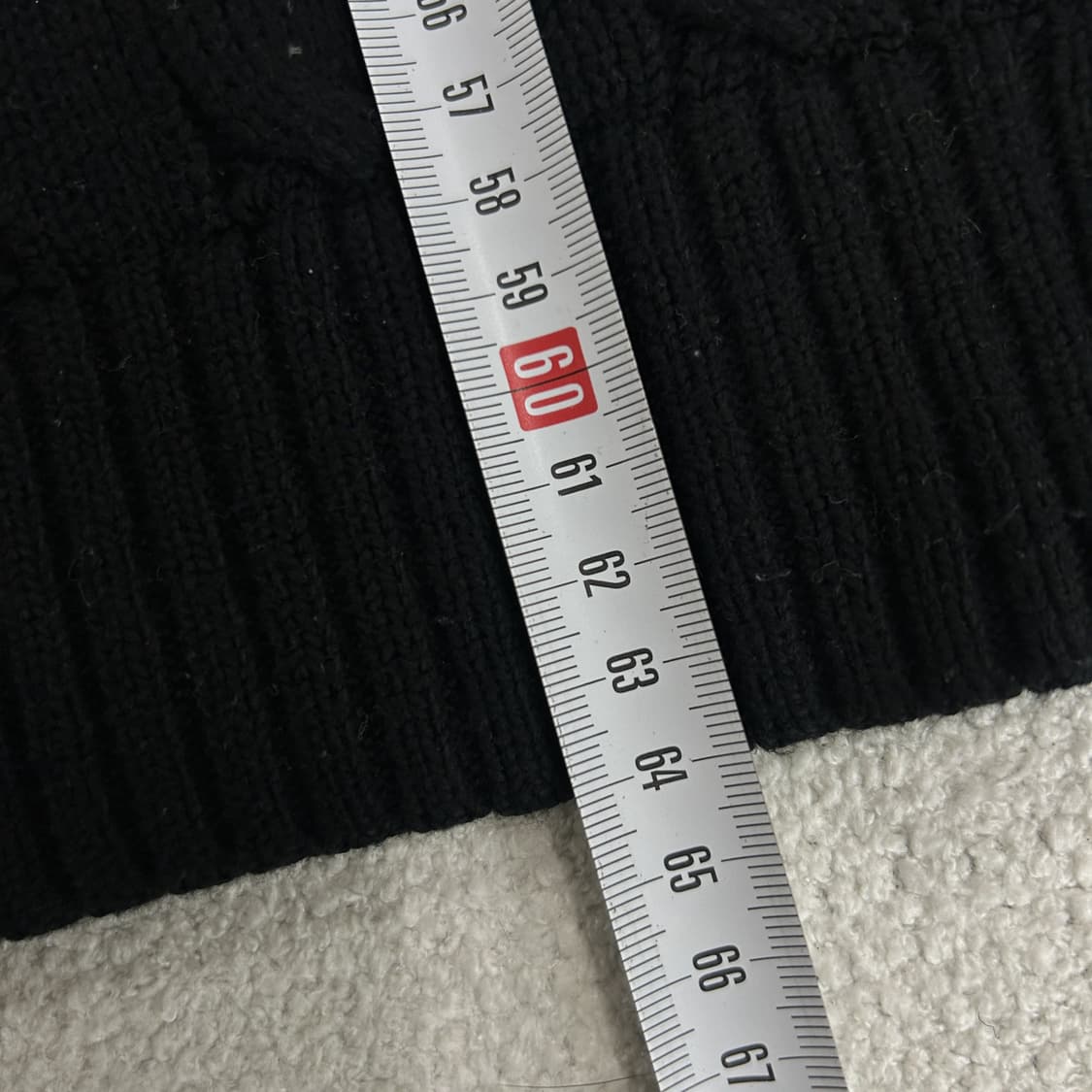 폴로 랄프로렌 블랙 케이블 니트 s 상품이미지6