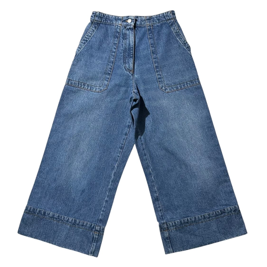 (매장판) 드리스 반 노튼 데님 크롭 팬츠 상품이미지1