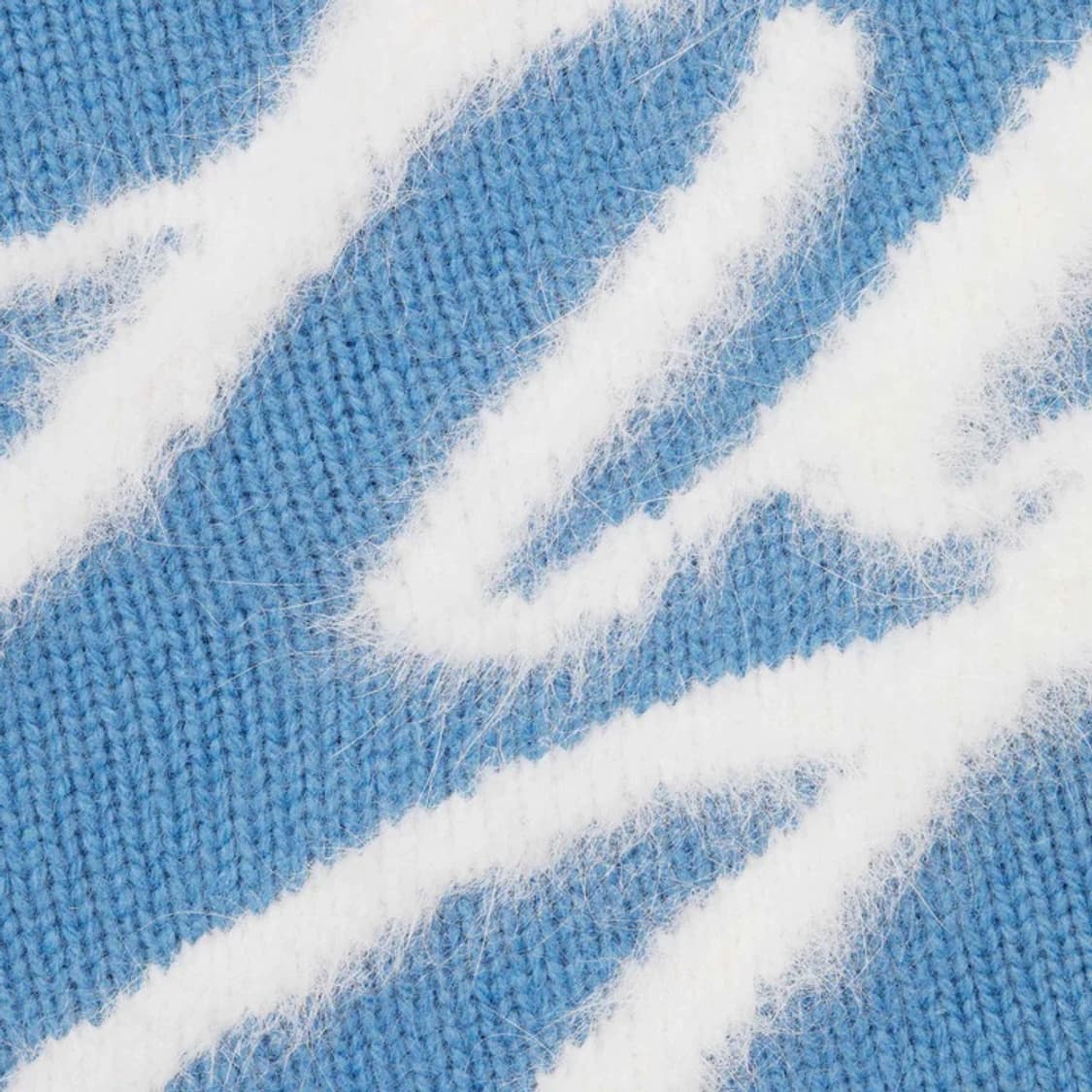 [XL] 슈프림 앙고라 스크립트 스웨터 라이트 블루 - 25FW 상품이미지3