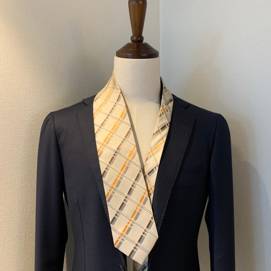 폴스튜어트 명품 체크넥타이 결혼식룩 코디 A+등급 최상급 상품이미지1