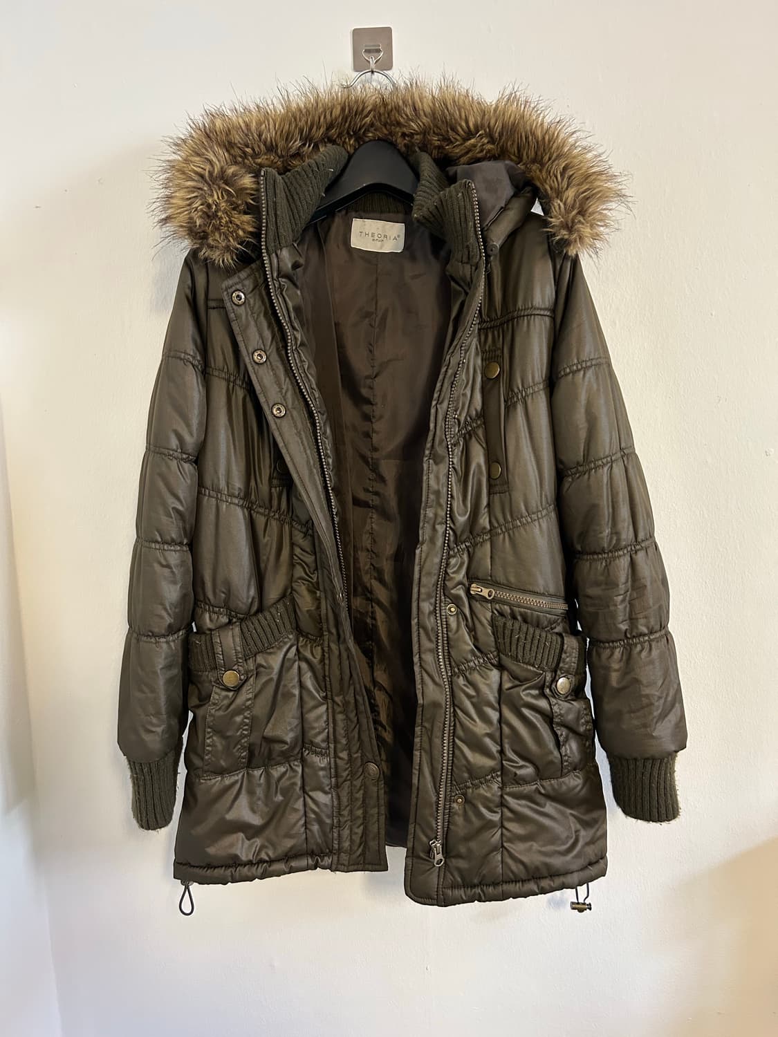 빈티지 JPN 하이브리드 퍼후드 롱 점퍼 상품이미지3