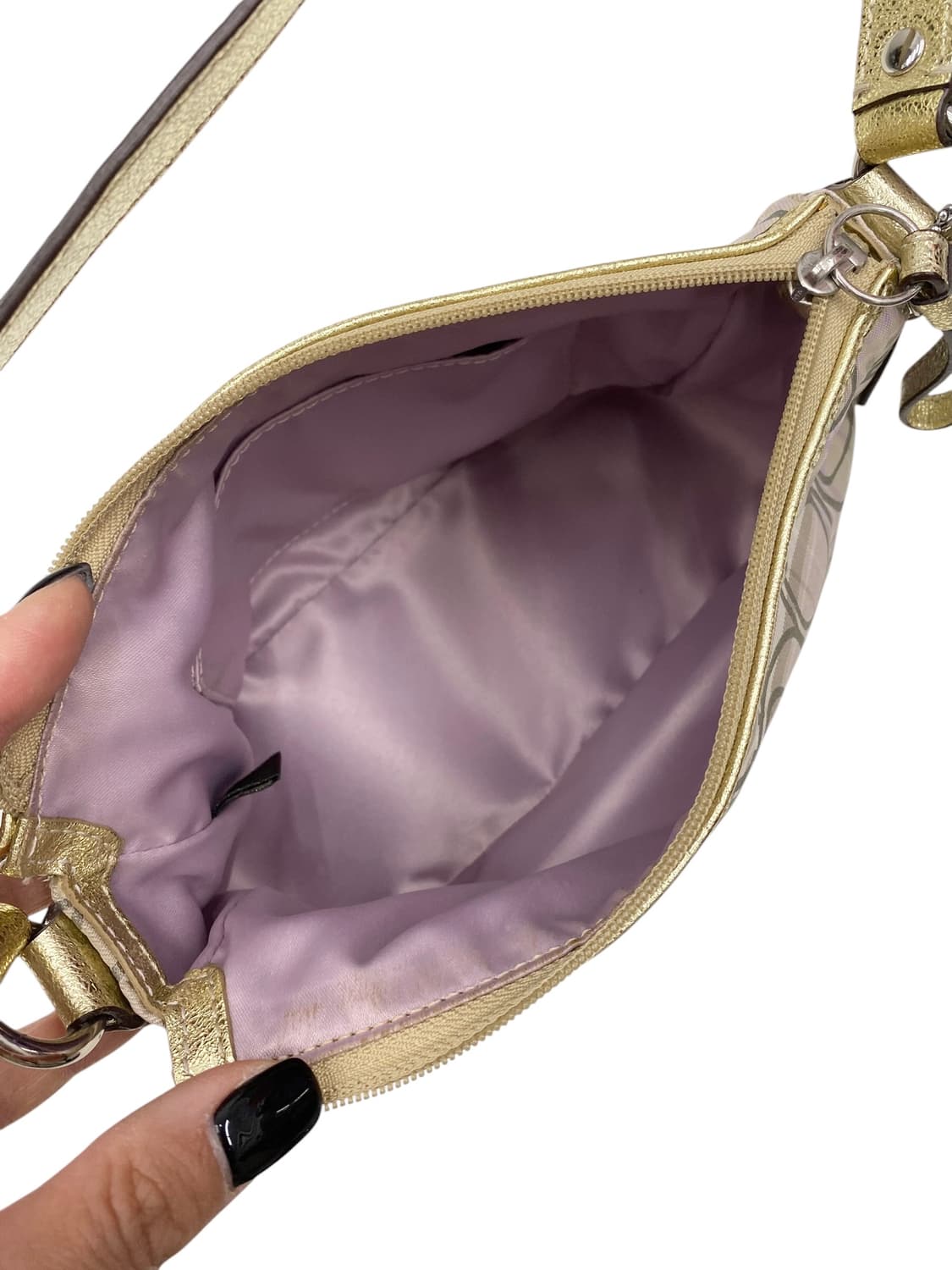 코치 라벤더 시그니쳐 미니 숄더백 상품이미지3