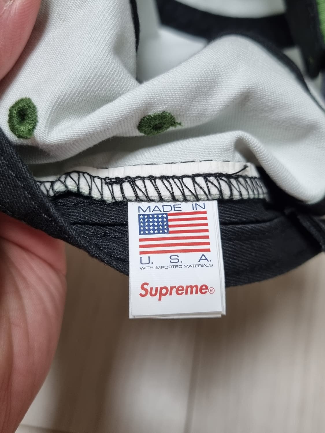 슈프림 피그먼트 투톤 캠프캡 24ss 상품이미지6