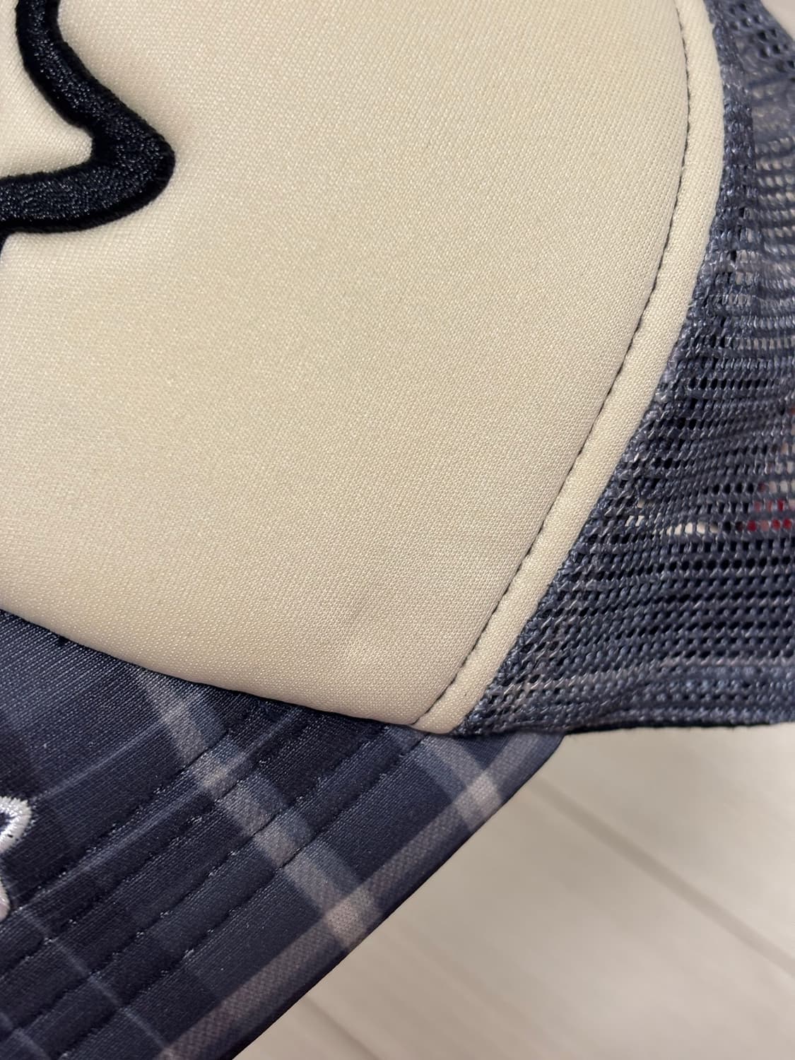 스타팀 트러커햇 체크 블루 2024 상품이미지2