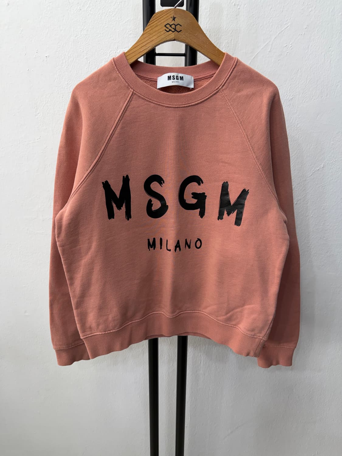 정품) MSGM 밀라노 로고 여성 맨투맨 S 상품이미지1