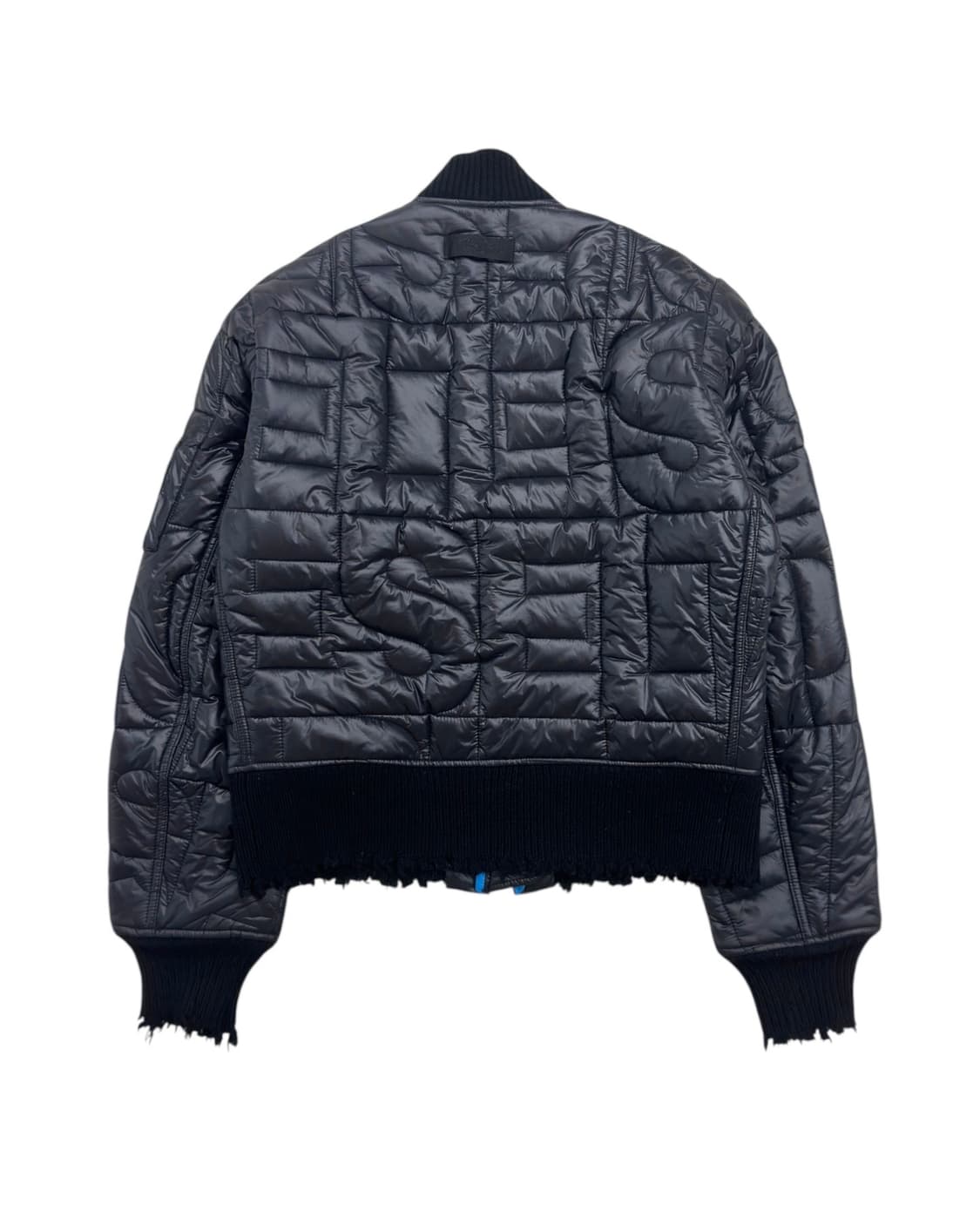 디젤 디스트레스 로고 퀄팅 봄버 상품이미지2