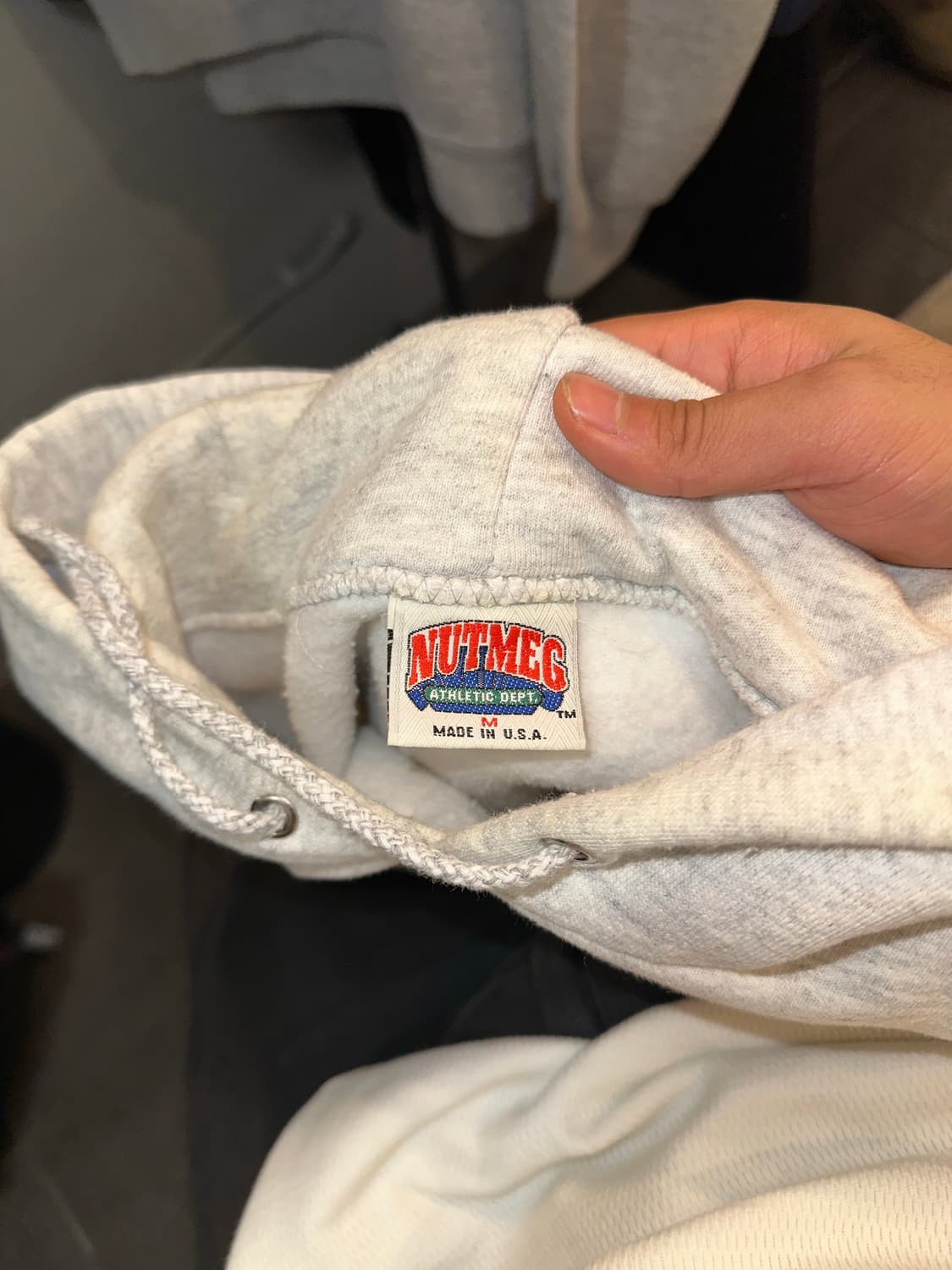 90‘s Nutmeg NBA Lakers logo hood 상품이미지9