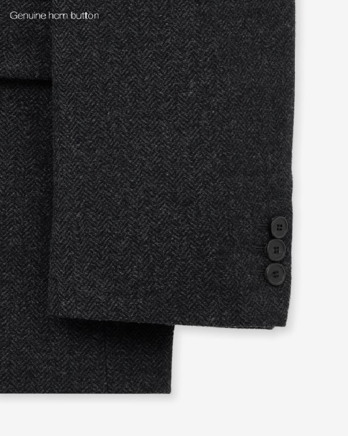 [새제품] 25FW TNGT 울 블렌드 헤링본 자켓 다크 그레 095 상품이미지6