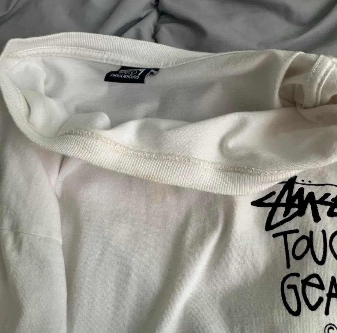 스투시 터프 기어 반팔 티셔츠 화이트 L 상품이미지6