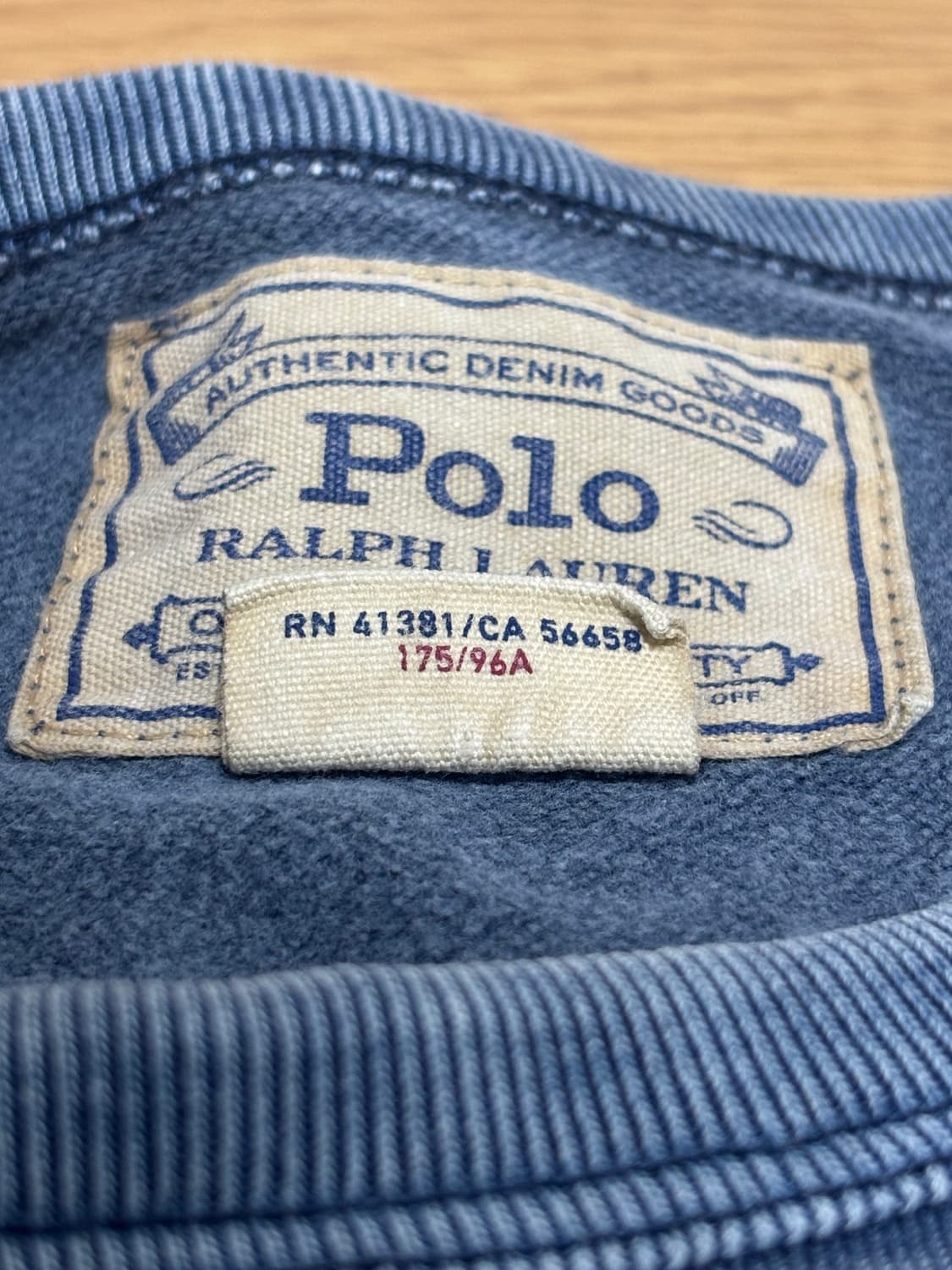 폴로 랄프로렌 빈티지 스티치 맨투맨 스웻셔츠 M 상품이미지7