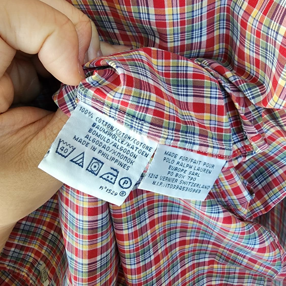 폴로 랄프로렌 체크 패턴 셔츠 상품이미지6