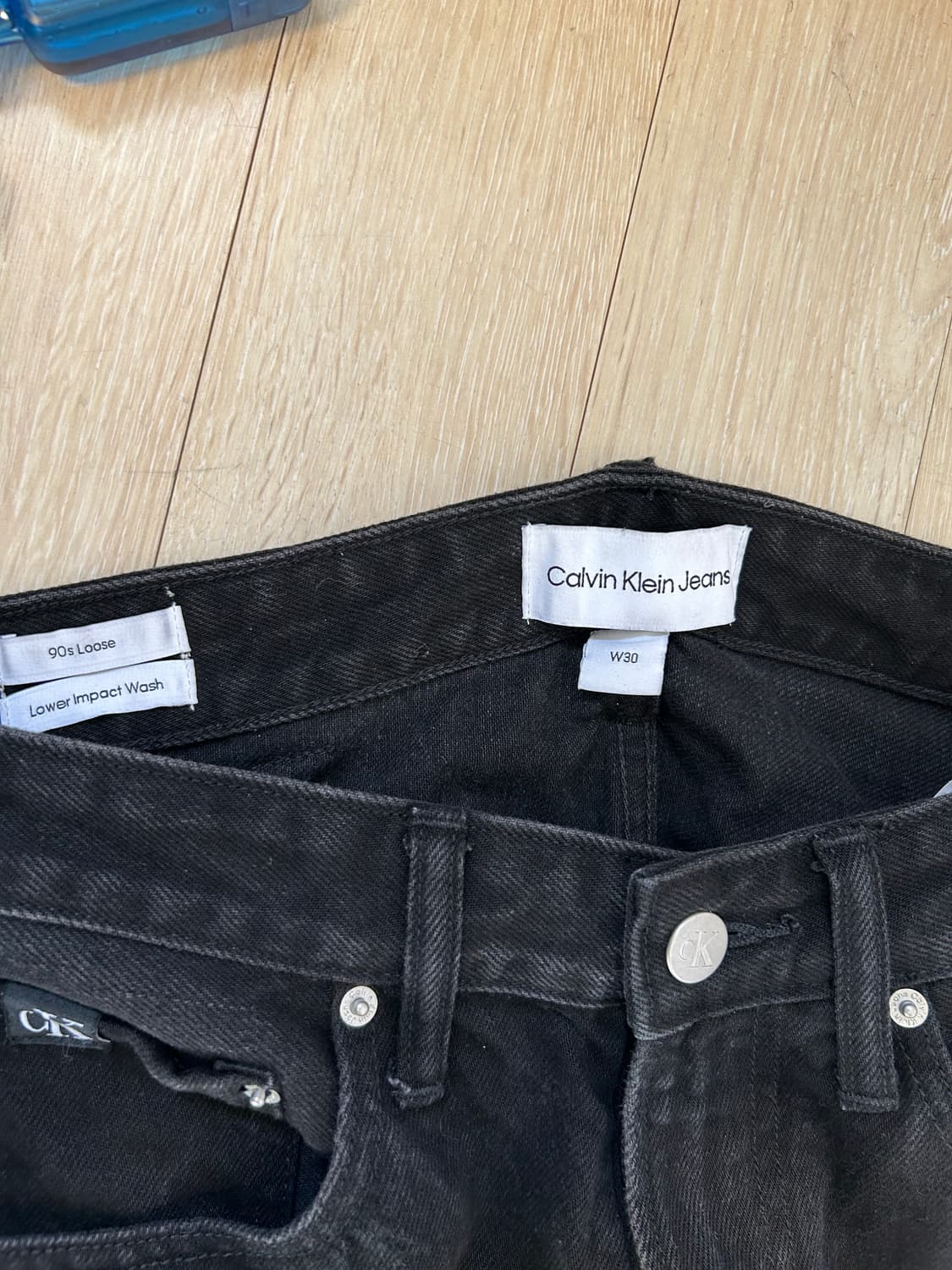 30)캘빈클라인 블랙 데님 흑청 상품이미지3