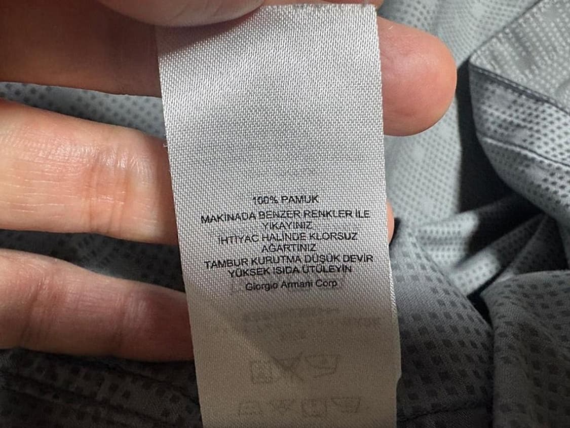 알마니 셔츠 남방 남성용 95사이즈 상품이미지7