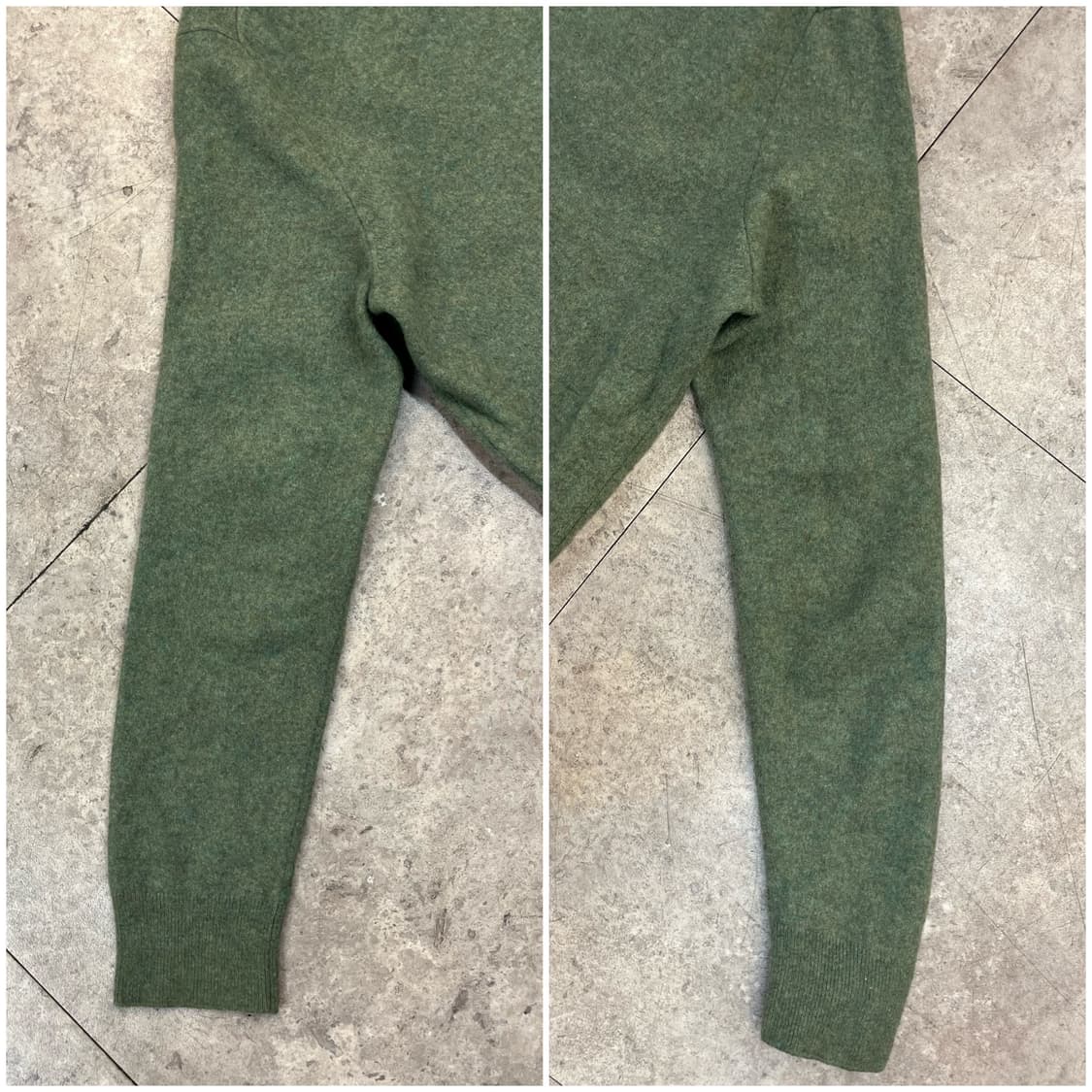 폴로 랄프로렌 반집업 니트 그린 XL #csz2341 상품이미지8