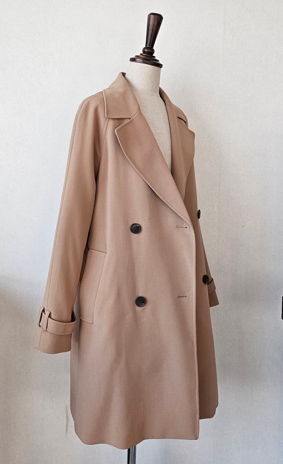 미쏘 베이지 하프 트렌치코트 S / 봄코트 하객룩 상품이미지7