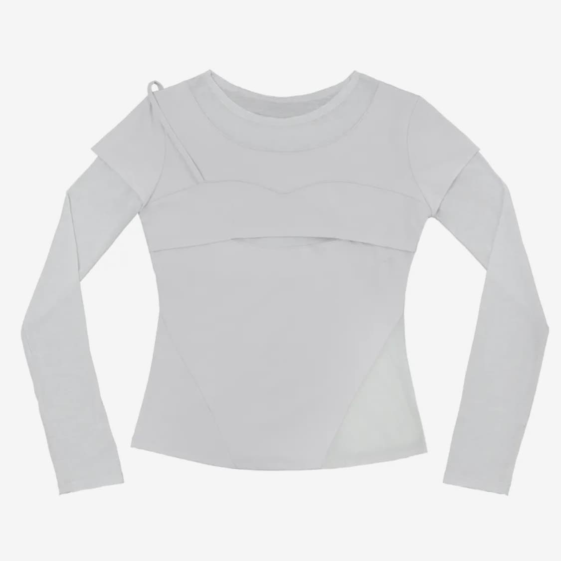 오호스 Layered Shoulder Strap Long Sleeves 상품이미지4