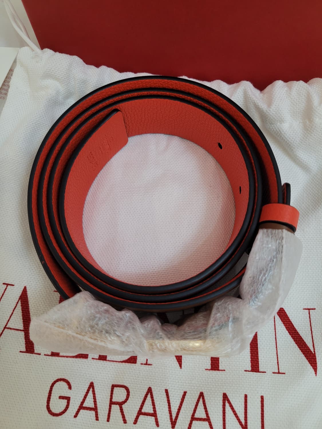 (미사용,새상품) 발렌티노 리버시블 금장 벨트 상품이미지2