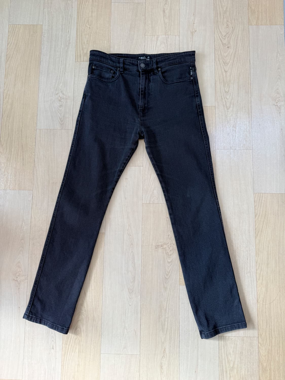 agnes b 흑청 데님 팬츠 상품이미지1