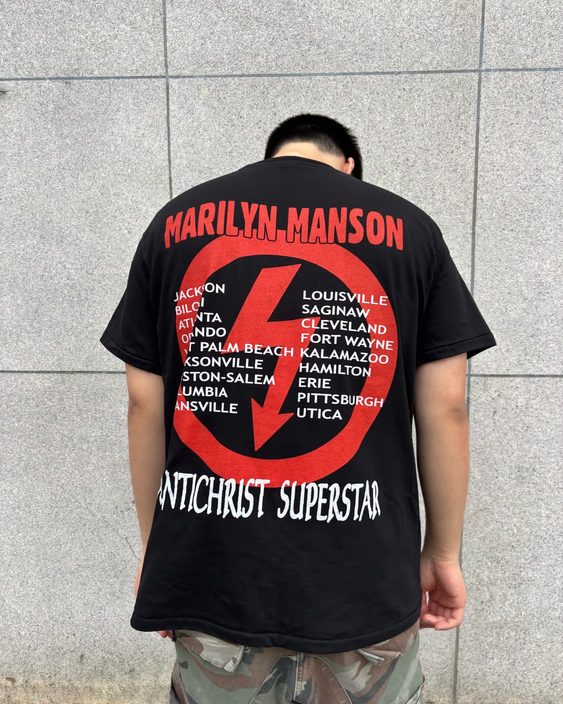 90s Marilyn Manson 반팔 티셔츠 상품이미지1