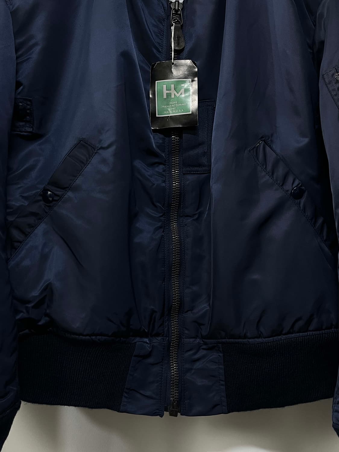 80's USAF B-15C 울파일 모디파이드 플라이트 보머 자켓 상품이미지7