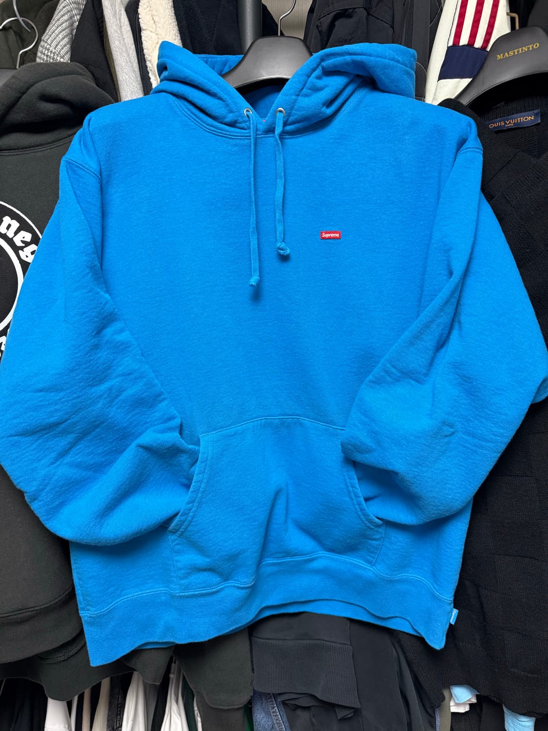 슈프림 스몰박스 로고 후드 L 상품이미지1