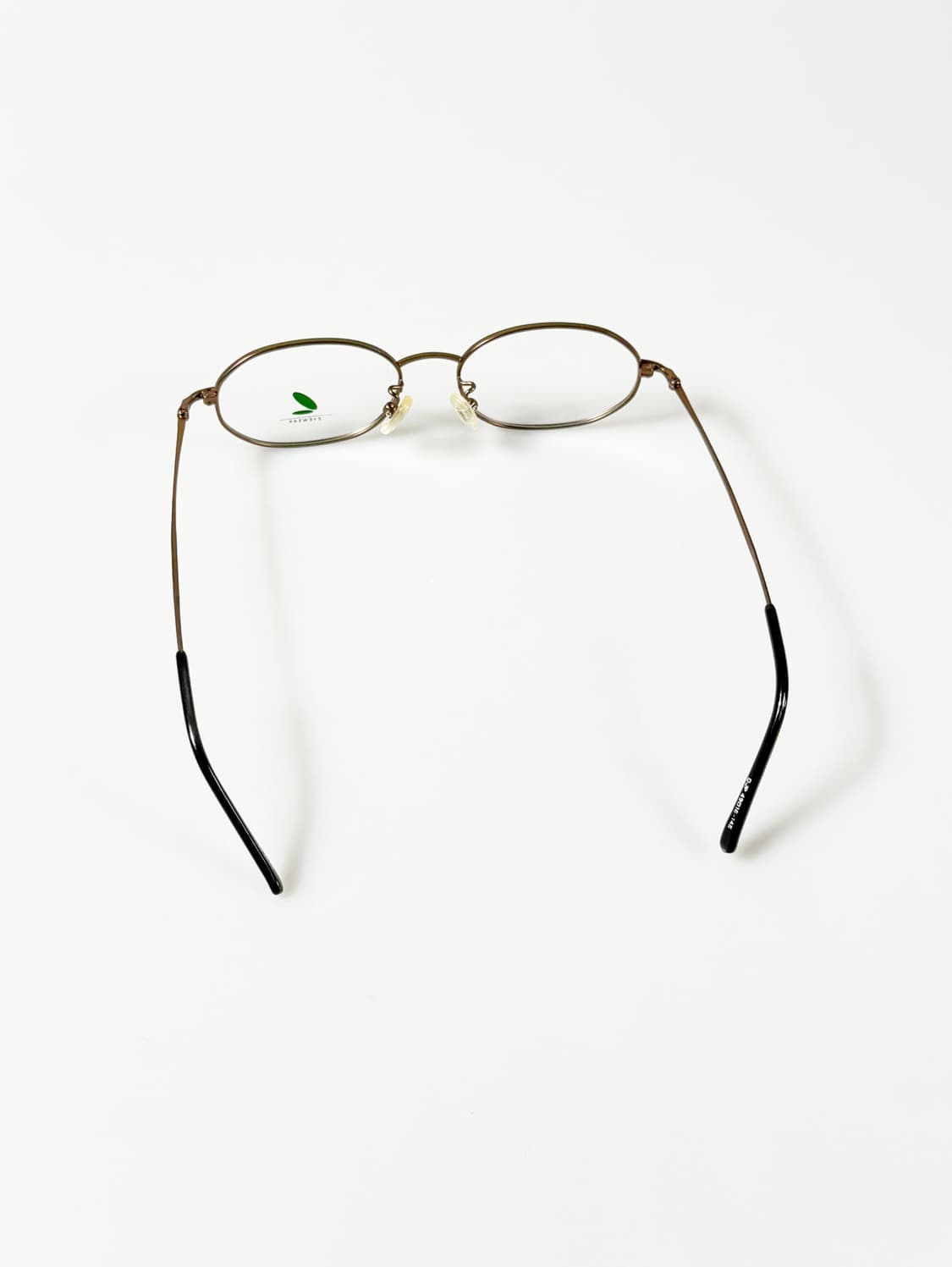 90s DJP 브론즈 슬림 오벌 메탈 프레임 빈티지 안경 상품이미지5