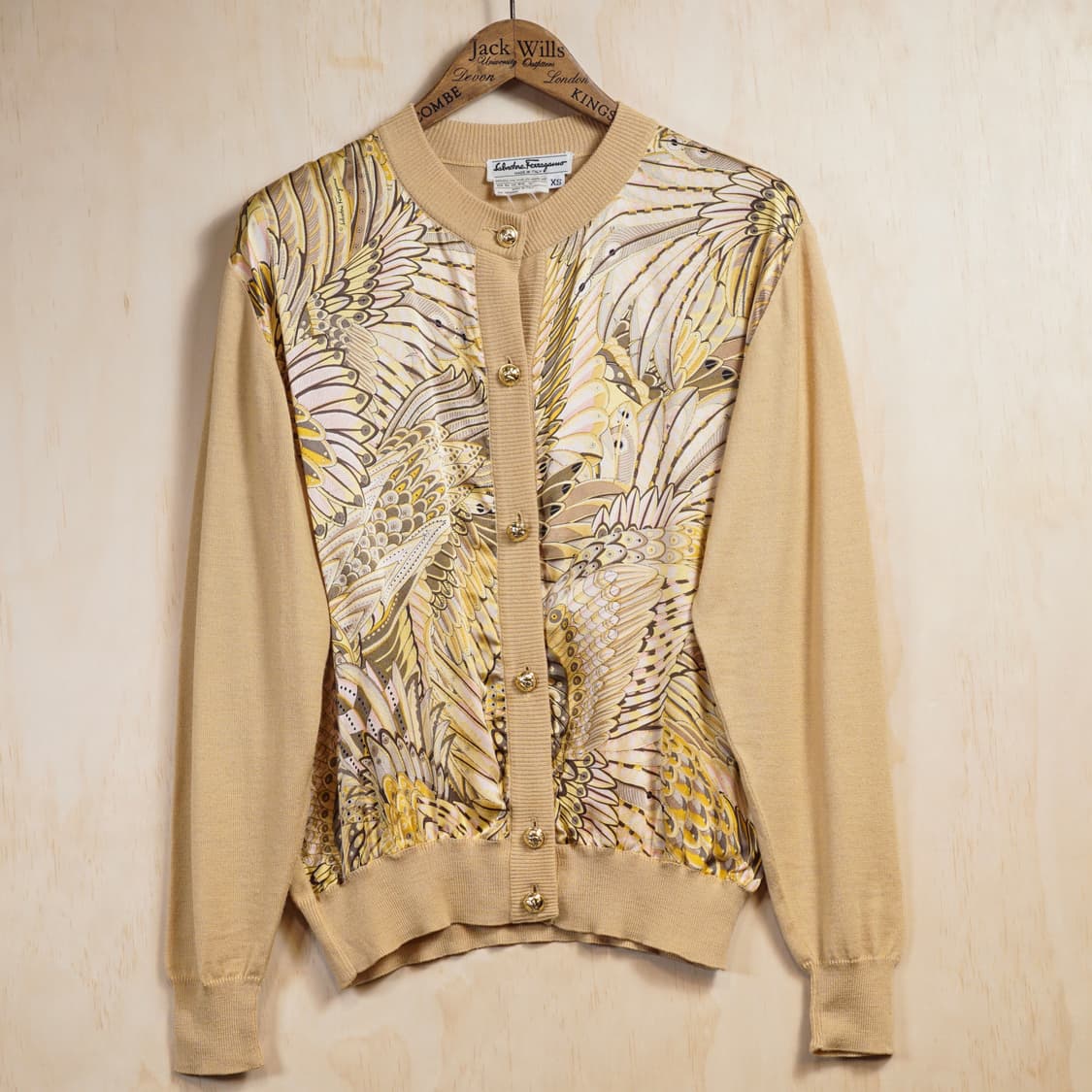 살바토레 페라가모 실크 이태리 가디건 상품이미지1