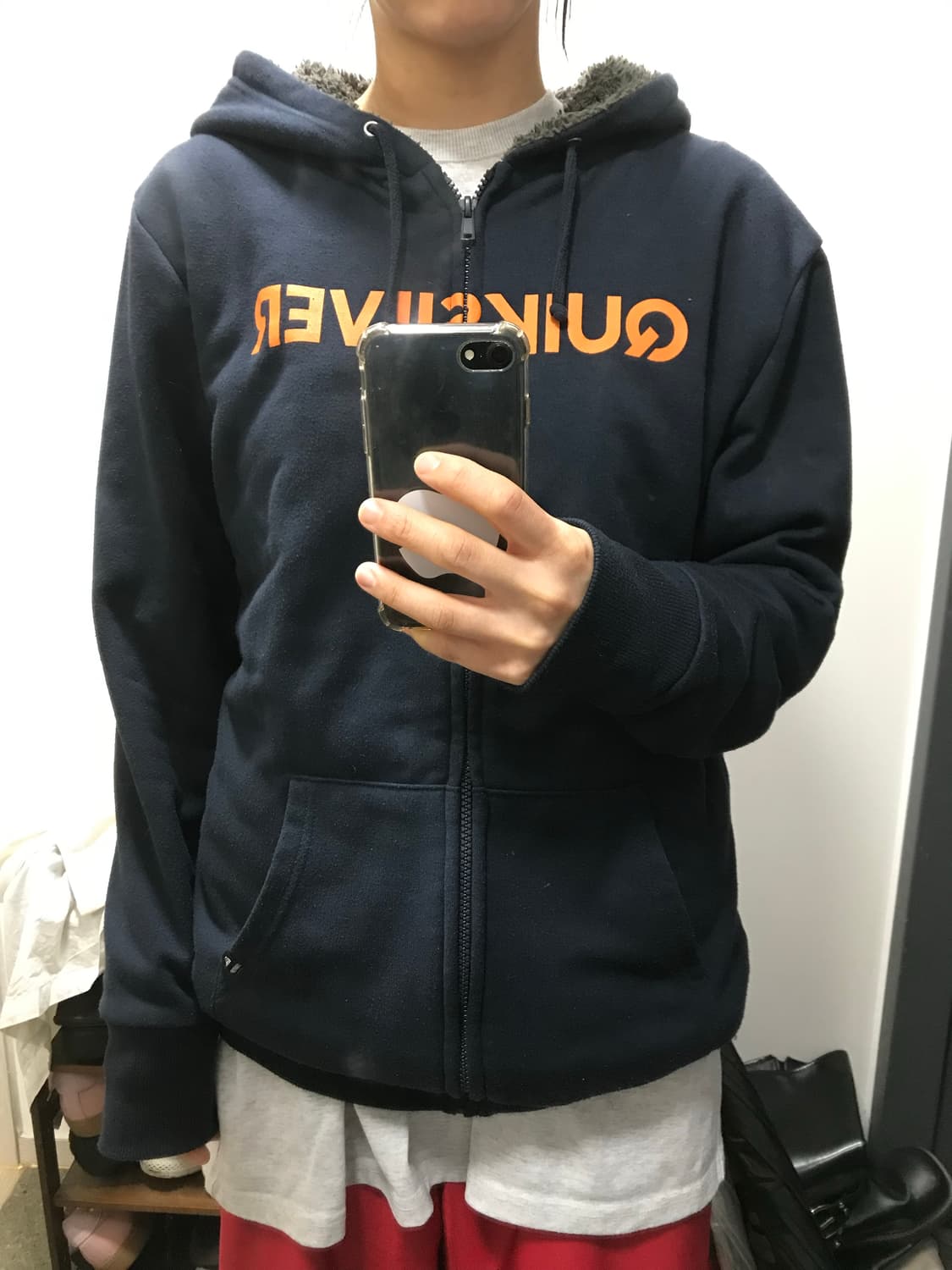 퀵실버 양털안감 후드집업 상품이미지2